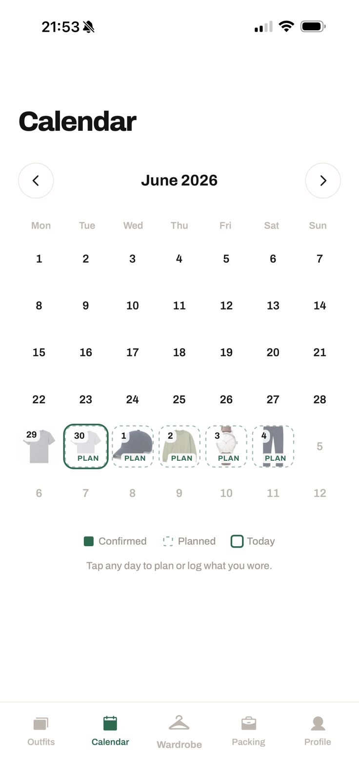 The Dayclo style calendar